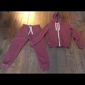 H&M mens jogger set M,L